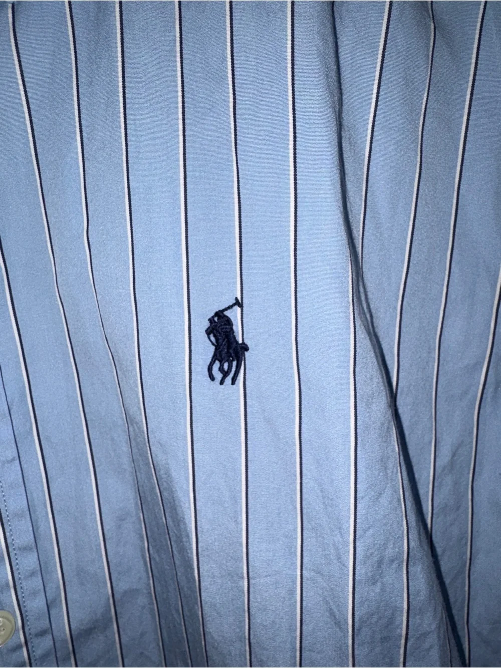 NWOT Ralph Lauren striped button down shirt boy's L 16/18